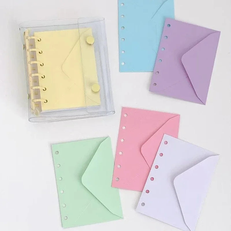 30 pcs A7 6-hole budget envelopes