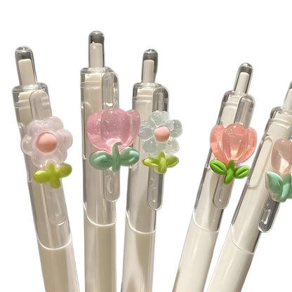 5-Pack Floral Pens Set