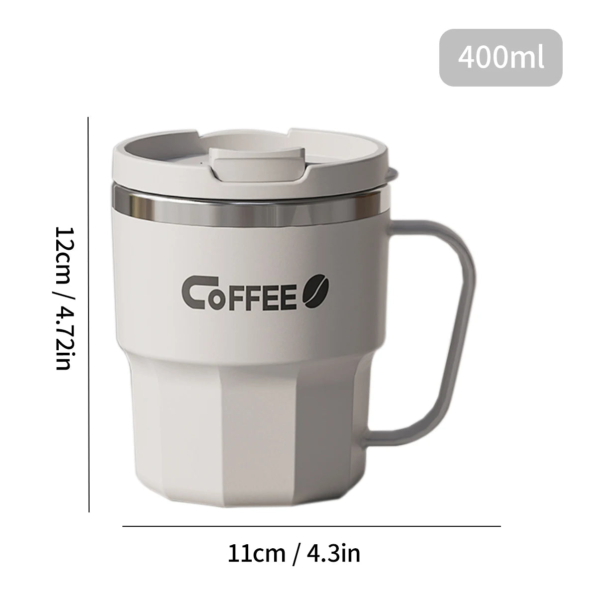 400ML Double Layer Coffee Mug