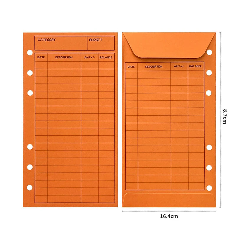 A6/Personal size Budget Envelopes