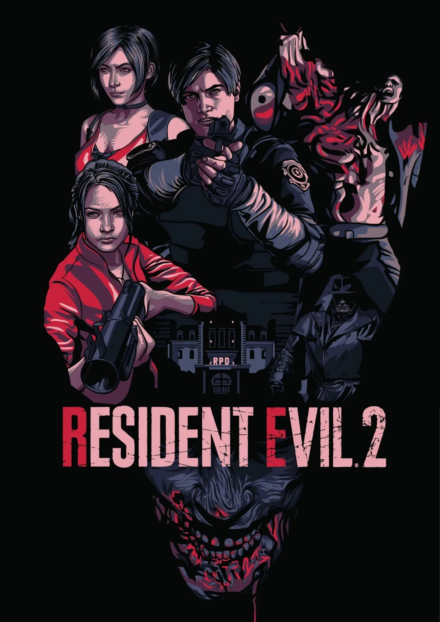 Resident-Evil Game Poster Canvas print