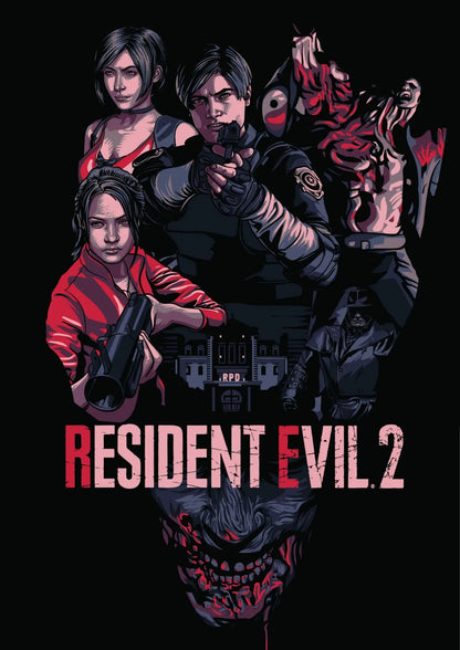 Resident-Evil Game Poster Canvas print