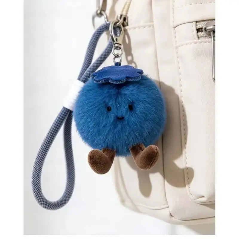 Blueberry Plush Keychain