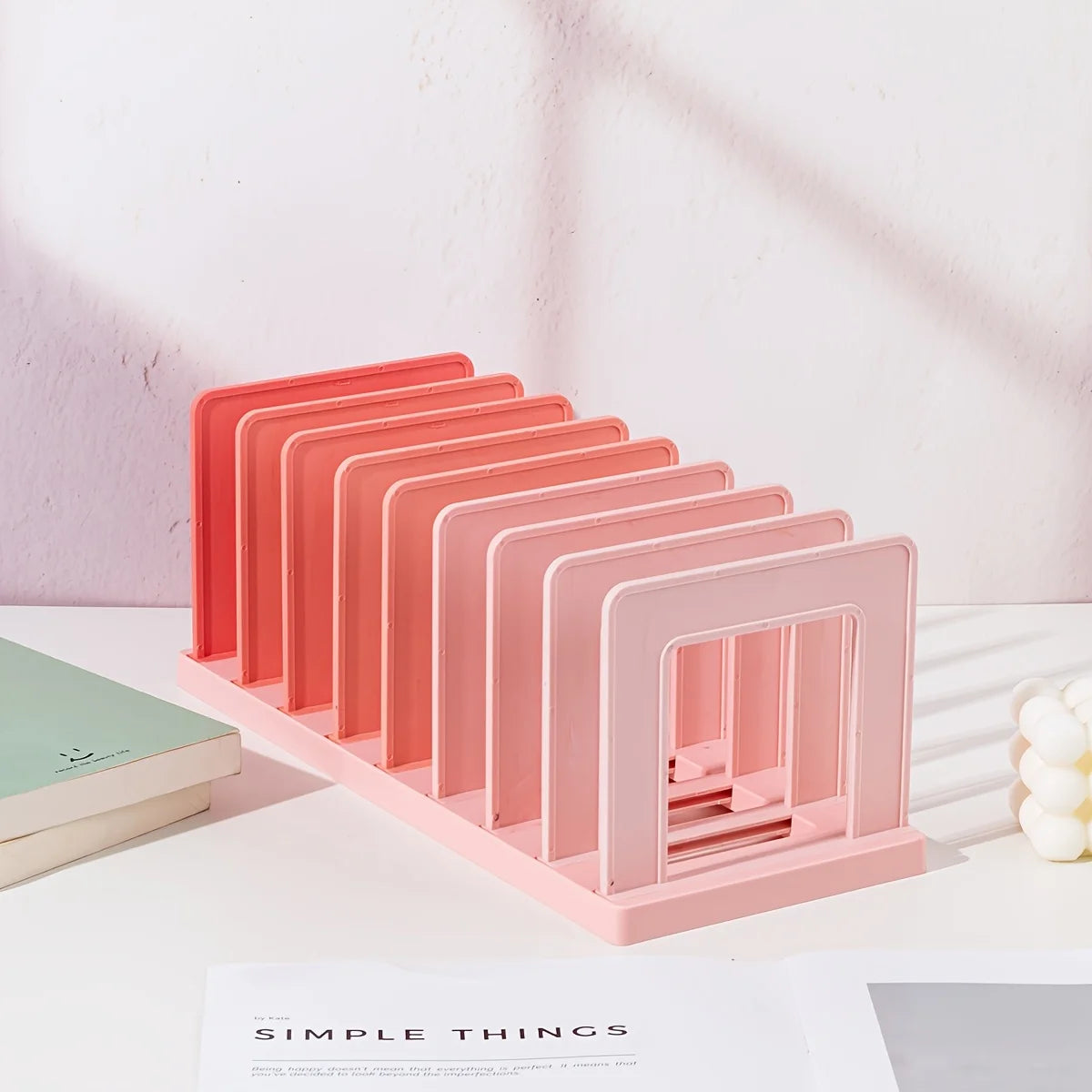 Desktop Book Stand Organizer
