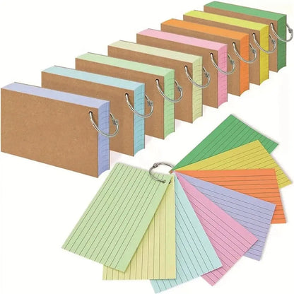 50Pcs Memo Book Loose-Leaf Index Cards