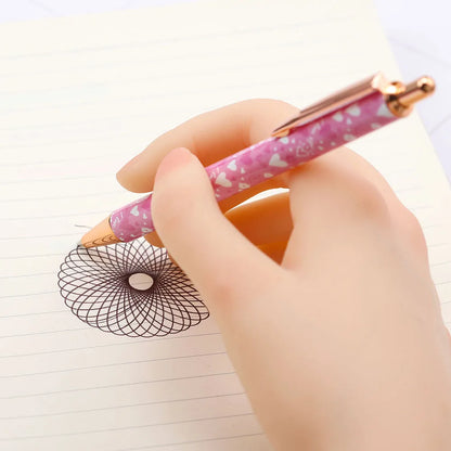 5 Pcs pink design Ballpoint Pens