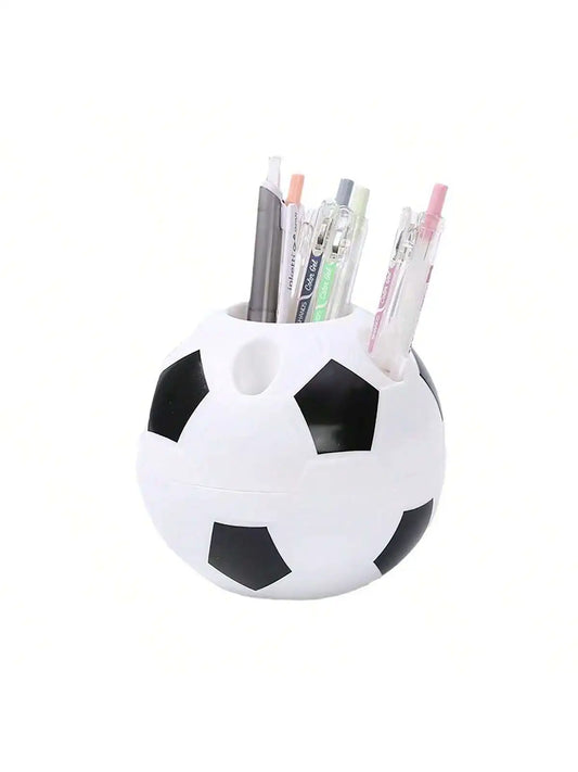 Soccer Ball Shaped Pen Holder