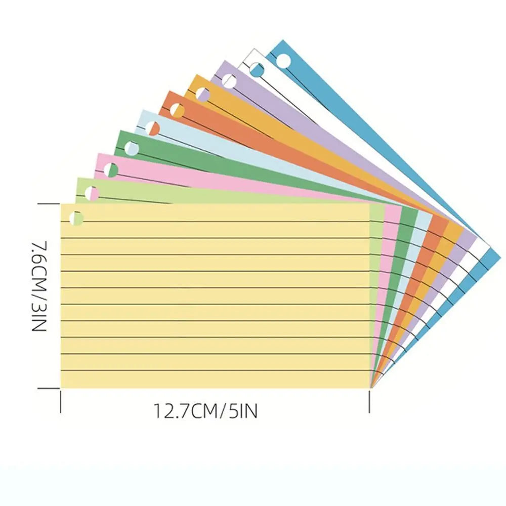 50Pcs Memo Book Loose-Leaf Index Cards