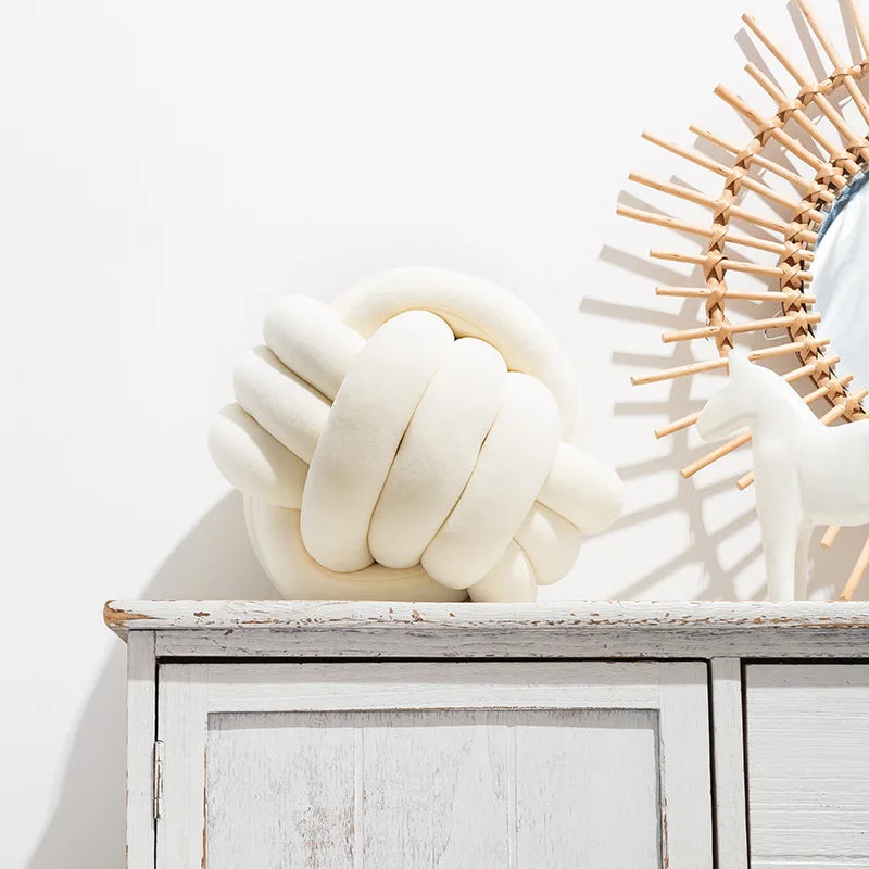 Decorative Throw Knot Pillow Ball