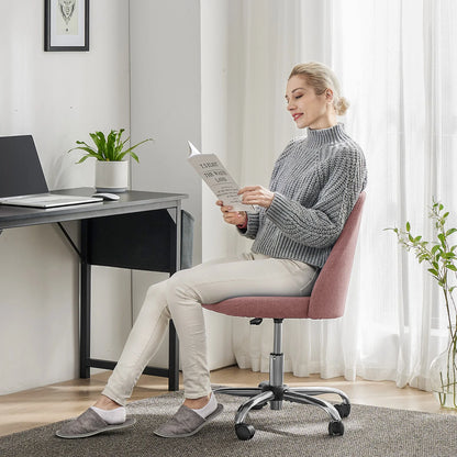 Armless Small Office swivel Chair
