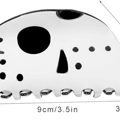 Ghostface/jason mask hair claw clip