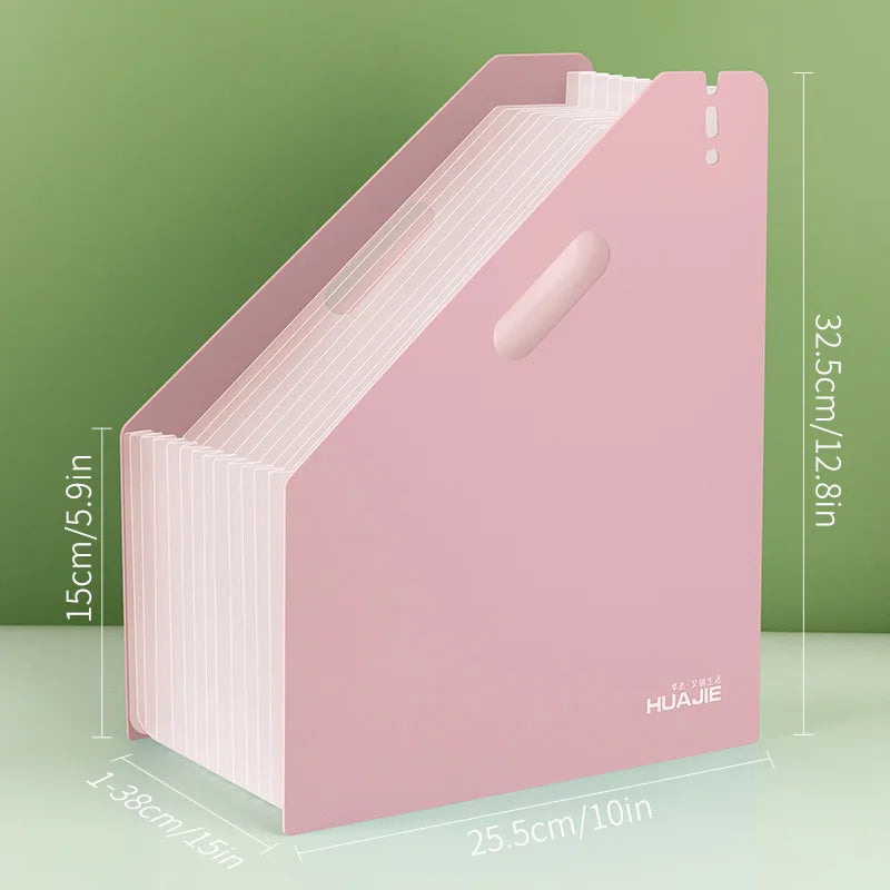 Expandable 13-Pocket A4 Accordion File Organizer