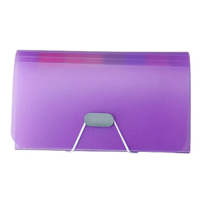 1PC A6 Mini File Transparent Folder