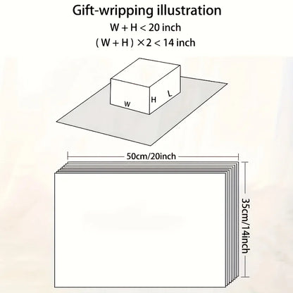 Red Christmas Bamboo Bow Pattern Tissue Paper