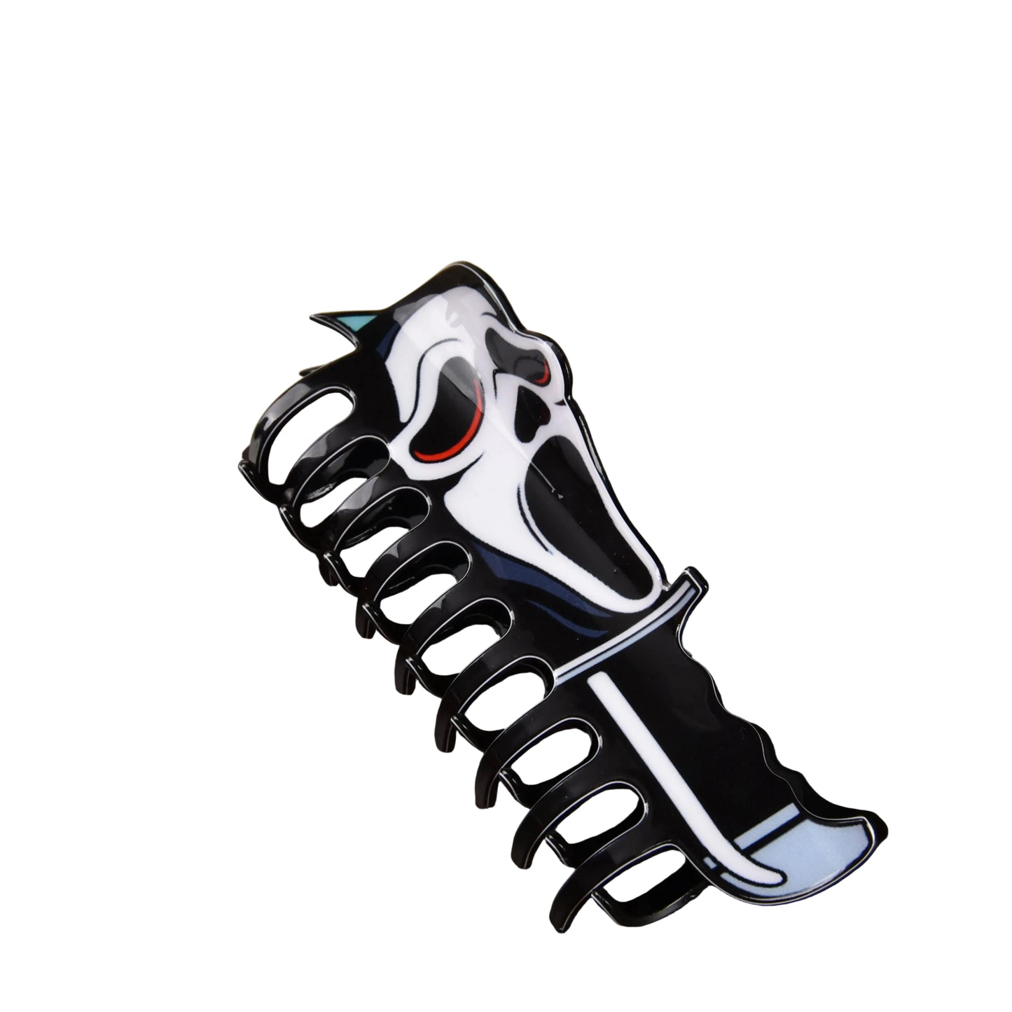 Horror Series half face Hair Claw clips