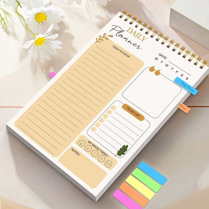 Daily Hourly Schedule Planner Notebook