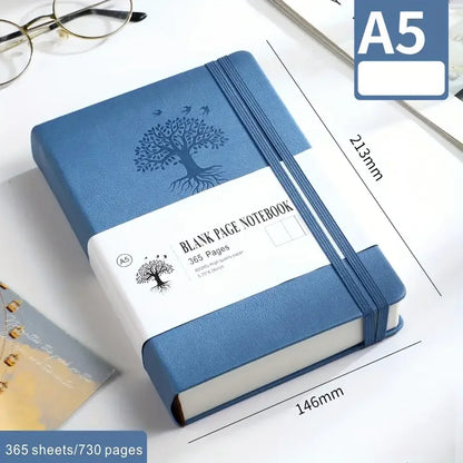 730 pages Thick A5 Blank Notebook