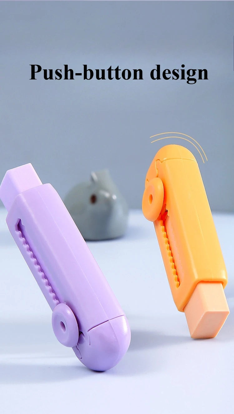 Creative Retractable Push Pull Eraser