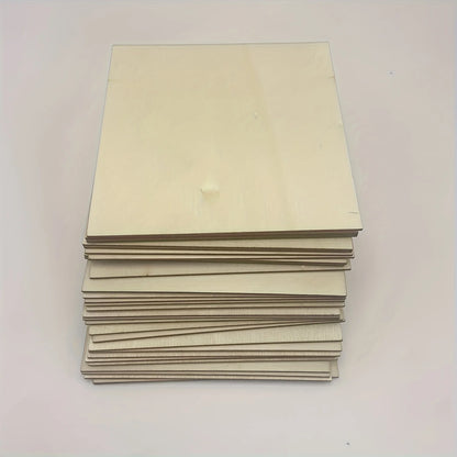 10Pcs 4x4 Wood Squares