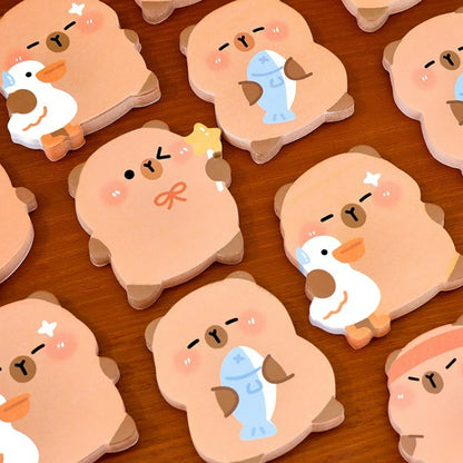 60sheets capybara sticky notes