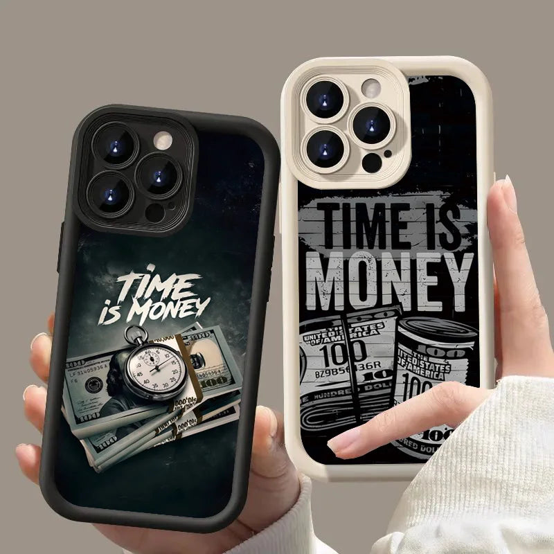 Time is money Phone Case For iPhone 11,12,13,14,15,16,17