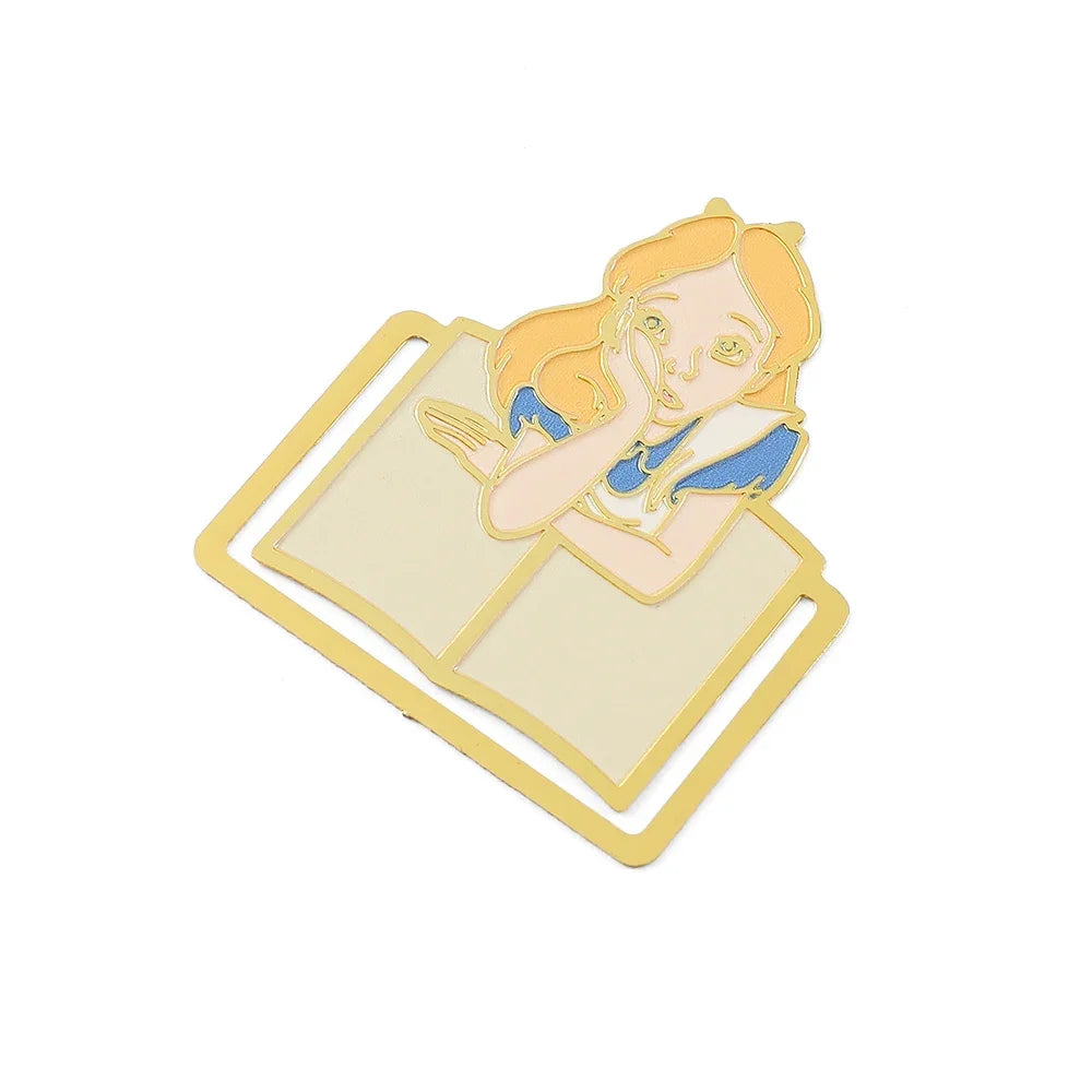 Alice fantasy Wonderland Metal Bookmark