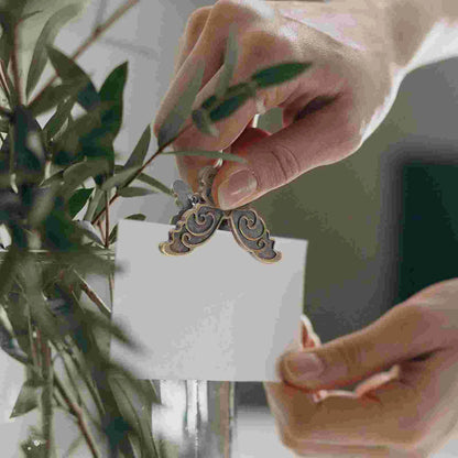 4 Pcs Zinc Alloy Butterfly Clip