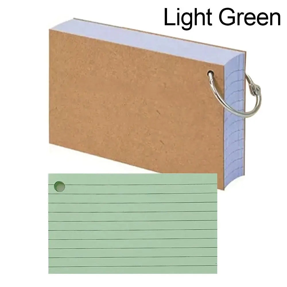 50Pcs Memo Book Loose-Leaf Index Cards