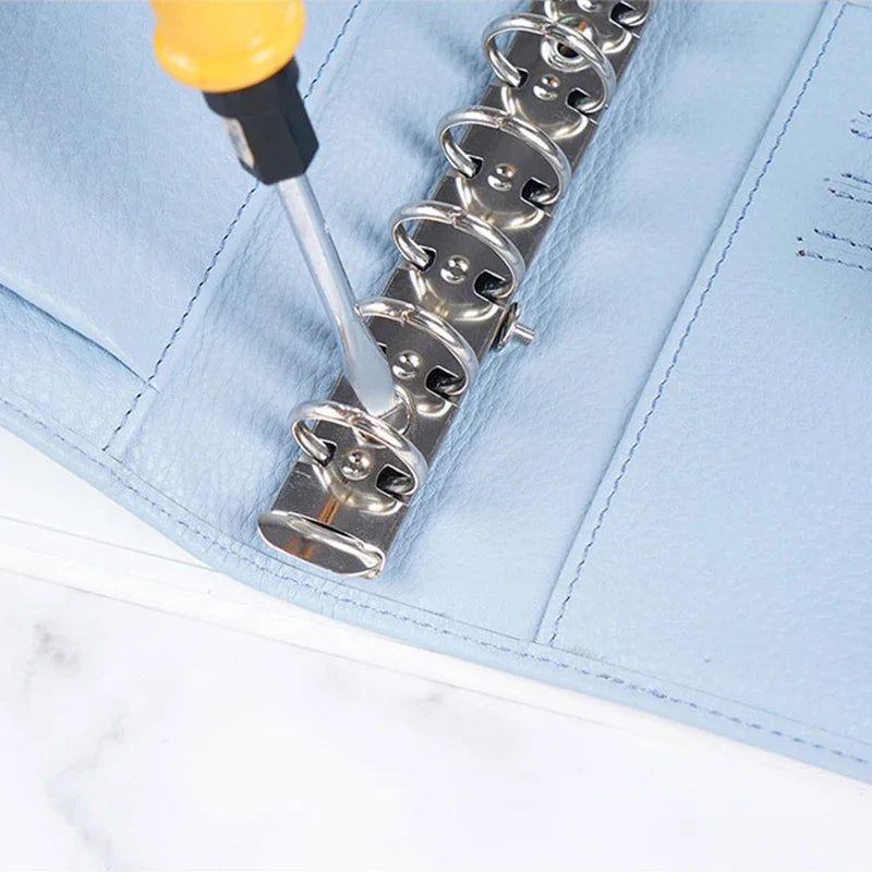 A7 Size Metal Spiral Rings Binder Clip