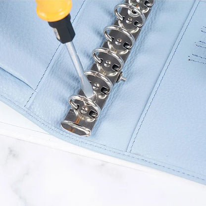 A7 Size Metal Spiral Rings Binder Clip