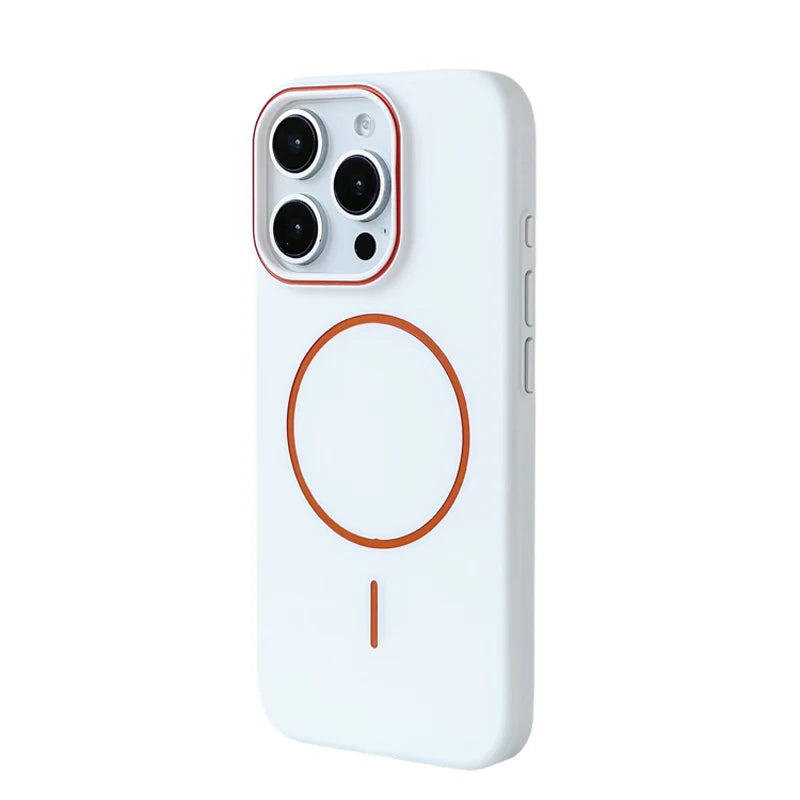 Matte hard circle Color MagSafe iPhone Case 11,12,13,14,15,16