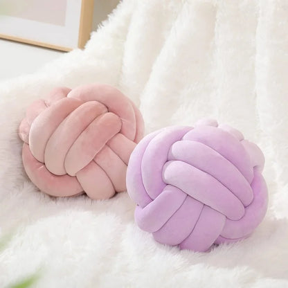 Decorative Throw Knot Pillow Ball