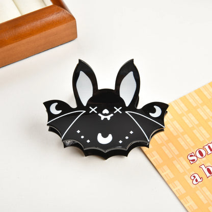 Small size halloween themed hair claw clips