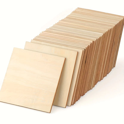 10Pcs 4x4 Wood Squares