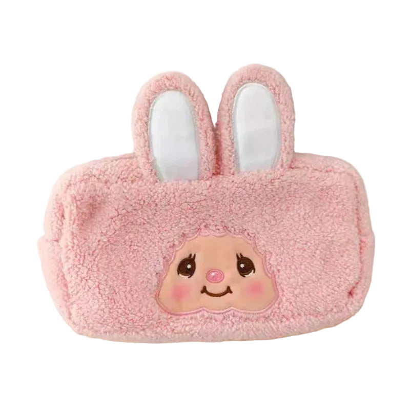Cartoon Monchhichi Plush Pen Bag