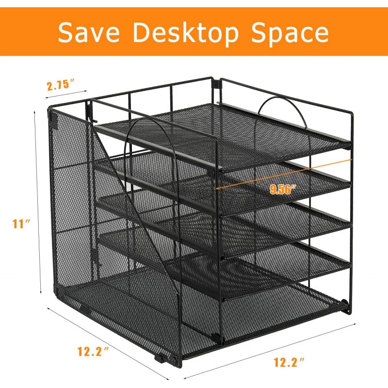 5 slot document File Organizer Holder