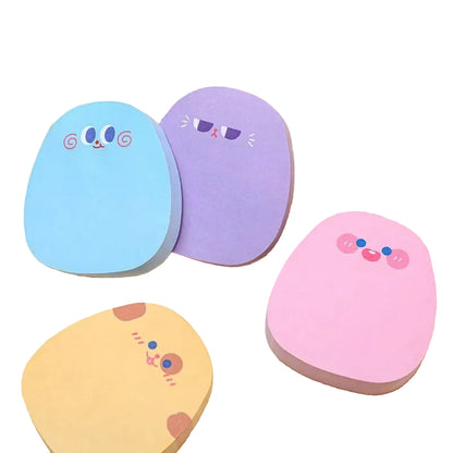Cartoon face color Sticky Notes Memo Pad