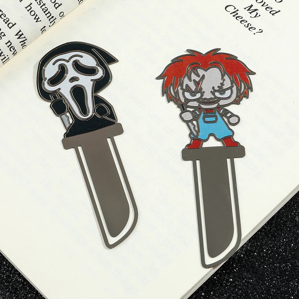 Horror movie villains bookmarks