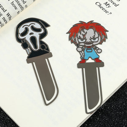 Horror movie villains bookmarks