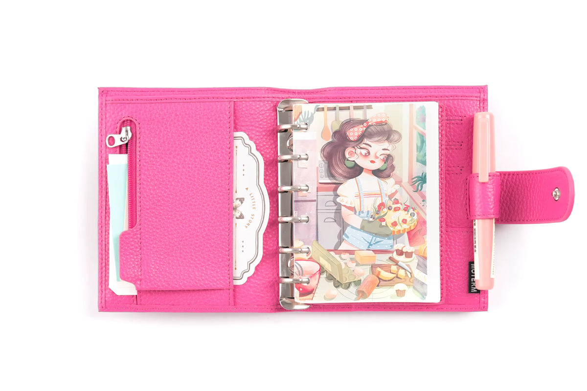 Moterm A7 2.0 litchi Regular Pocket 19mm Rings Planner