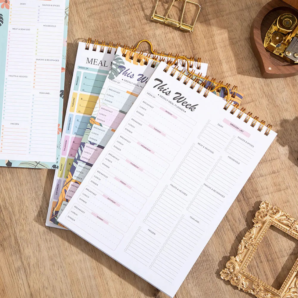 Weekly Meal planner notebook notepad