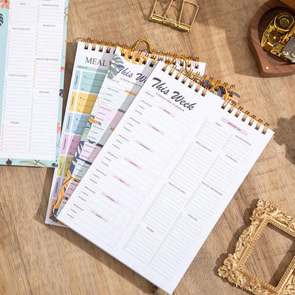Weekly Meal planner notebook notepad
