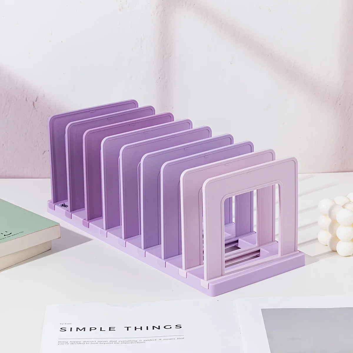 Desktop Book Stand Organizer