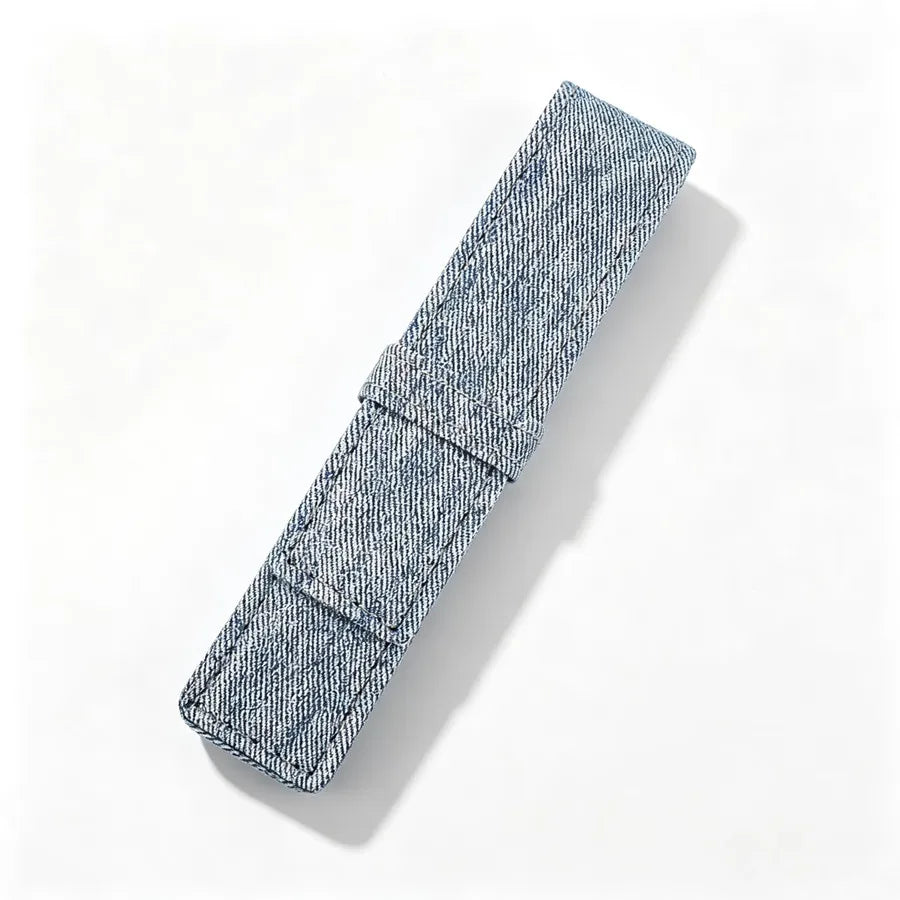 Colorful PU Leather Single Pen Case Holder