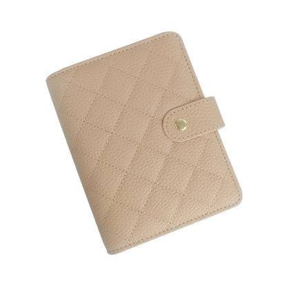 A7 pu quilted Leather journal