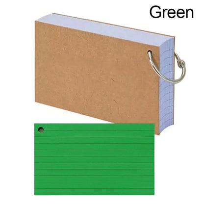 50Pcs Memo Book Loose-Leaf Index Cards