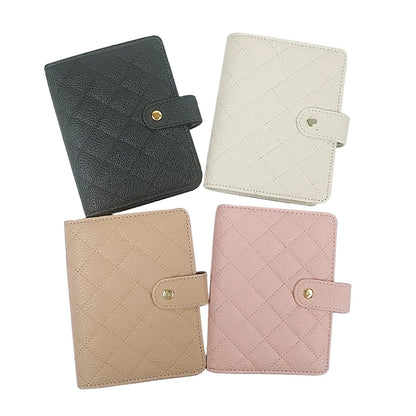 A7 pu quilted Leather journal