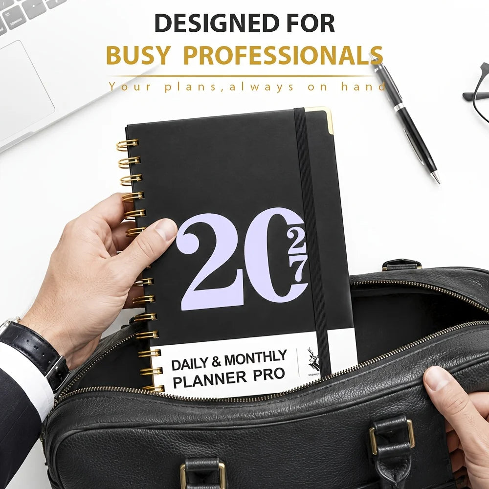 2027 Spiral notebook daily planner