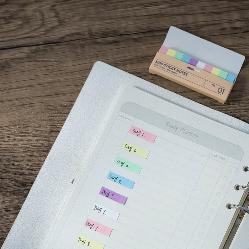 800 boxed sticky note index labels