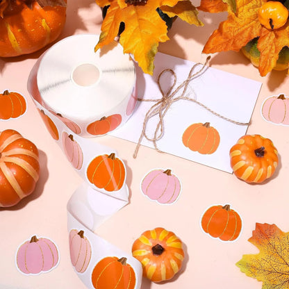 100-500pcs Halloween Pumpkin Stickers